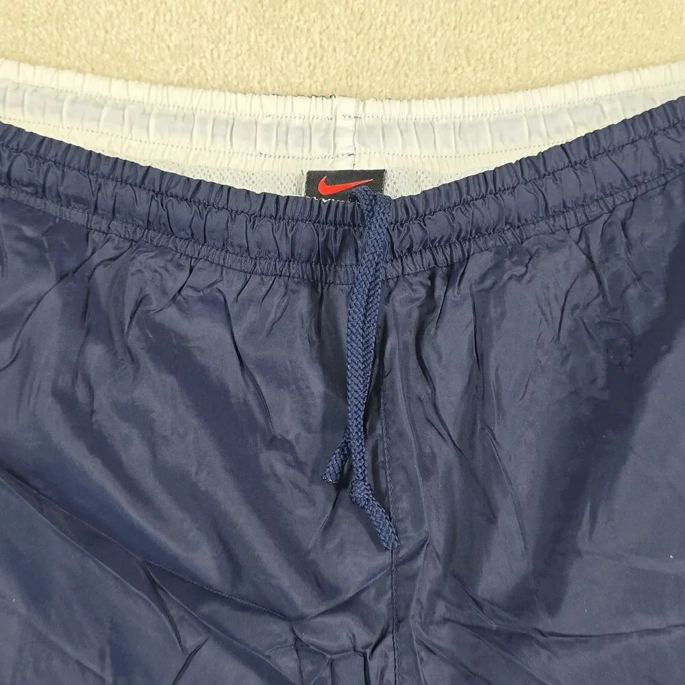 Vintage 90's Nike Swoosh Nylon Windbreaker Lined Shorts Trunks Size XXL